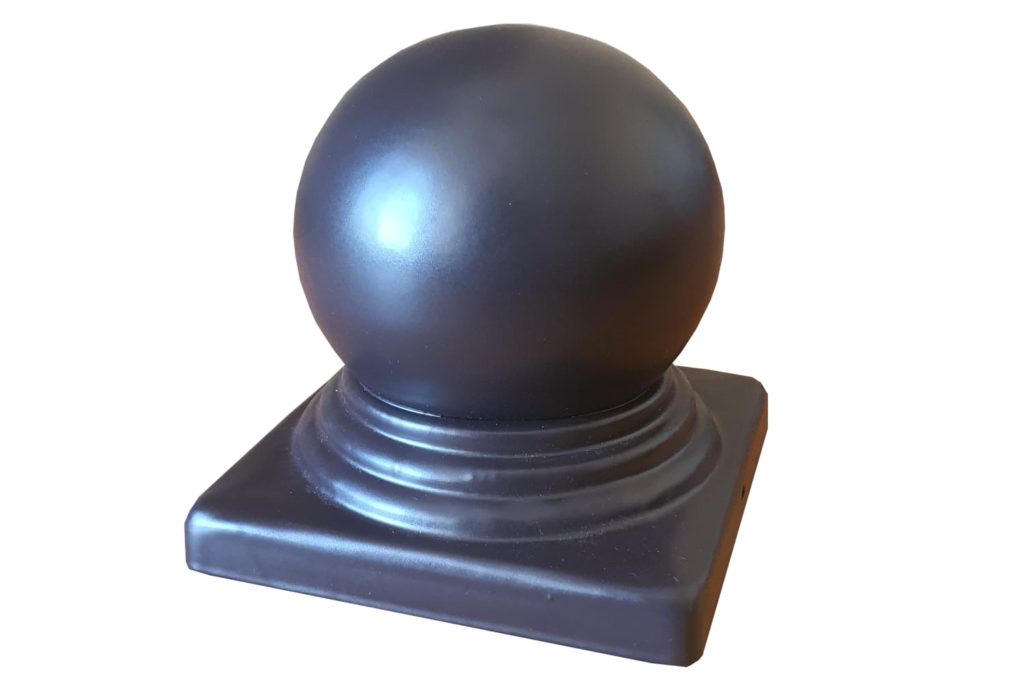 Крышка сфера (металлическая) 100x100 Террапол венге